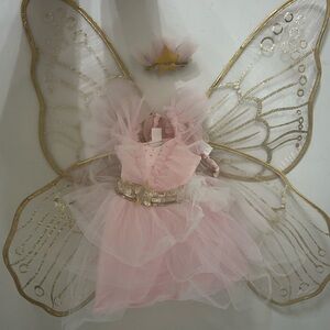Pottery barn pink butterfly fairy Halloween costume - size 3T